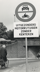 603554 Afbeelding van het verkeersbord gesloten voor alle motorvoertuigen (met onderbord uitgezonderd motorrijtuigen ...